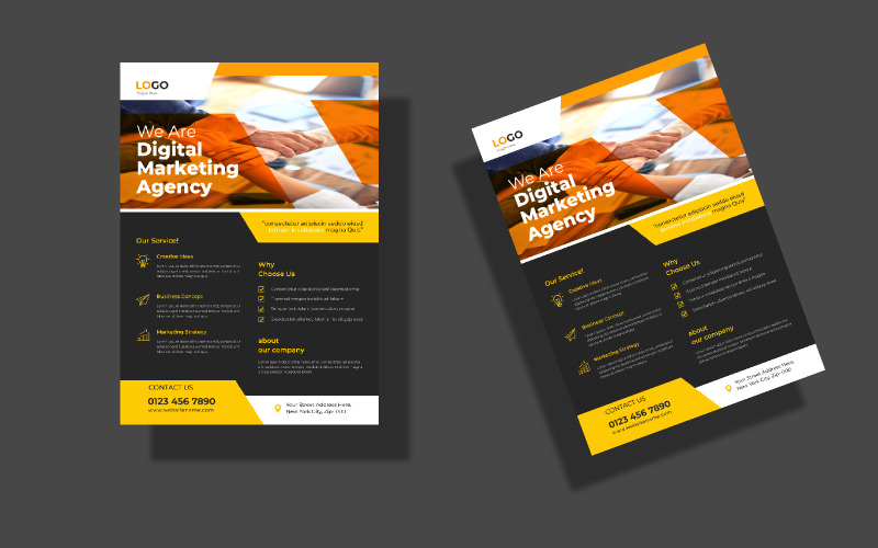 Business Agency Flyer Template Corporate Identity