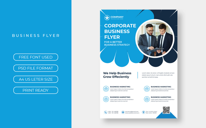 Business Marketing Flyer Template Corporate Identity