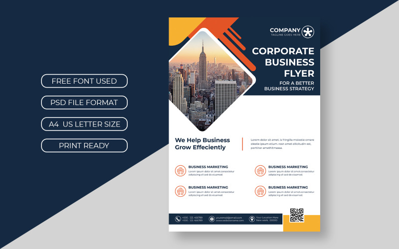 Creative Business Flyer Cover Layout Corporate Identity