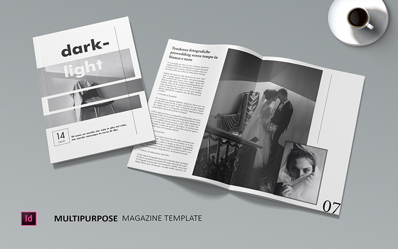 Darklight - Magazine Template