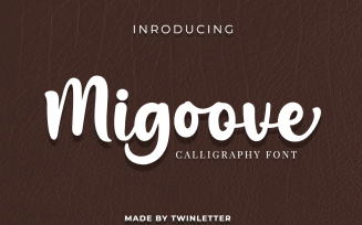 Migoove - Bold Script Font