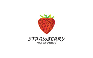 Strawberry Logo Design And Template