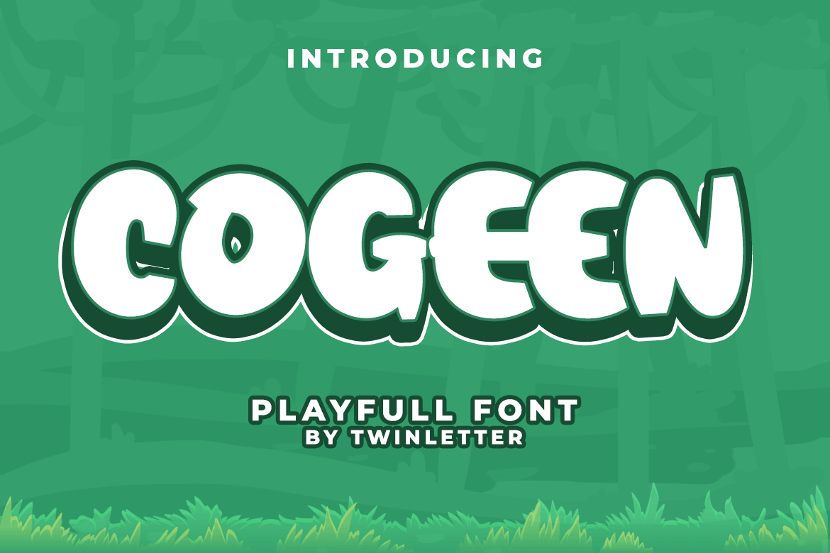 Cogeen - Playful Display Font