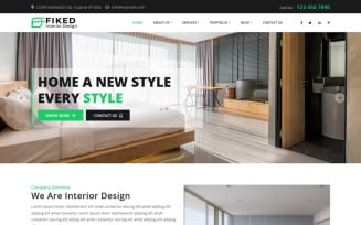 Fiked - Interior Design HTML5 Template