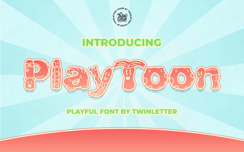 Playtoon - Playful Display Font