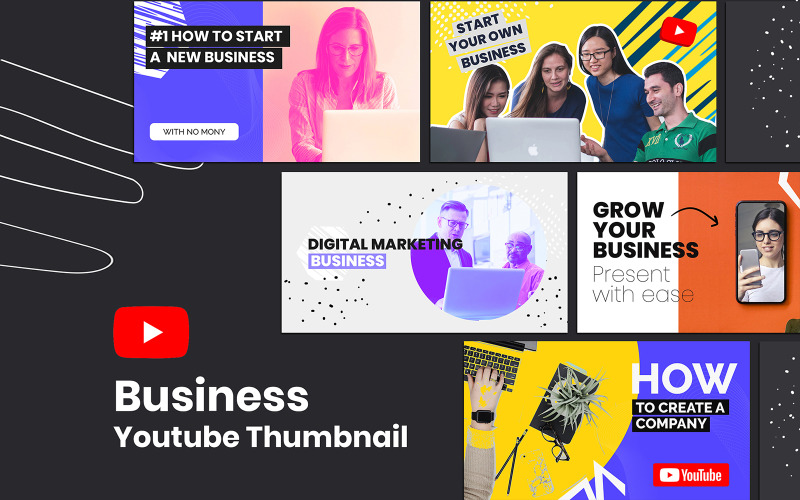 Creative Youtube Thumbnail Banner Social Media