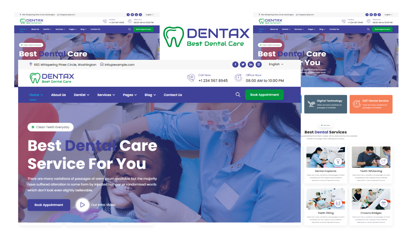 Dentax - Dentist & Dental Clinic HTML5 Template