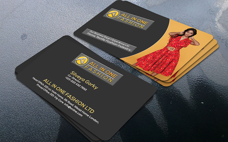 Fashion Business Card so-153 Corporate Identity