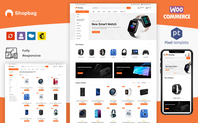 Shopbag - Multipurpose WooCommarce Template WooCommerce Theme