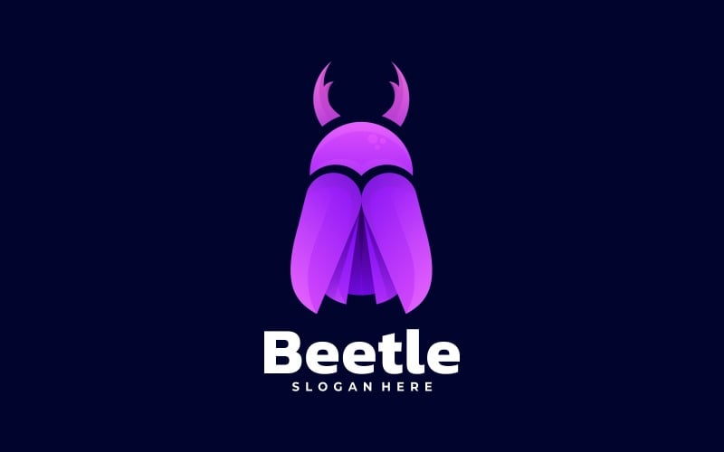 Beetle Gradient Logo Style Logo Template