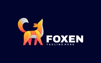 Fox Gradient Colorful Logo