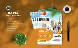 Travel flyer Template vol-08