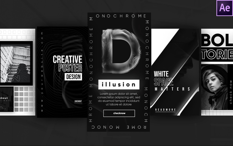 Kit Graphique #194458 Instagram Histoires Divers Modles Web - Logo template Preview