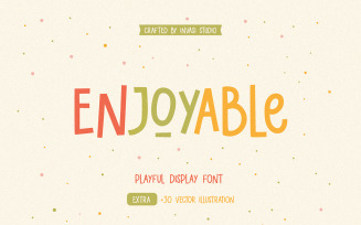 Enjoyable Playful Display Font