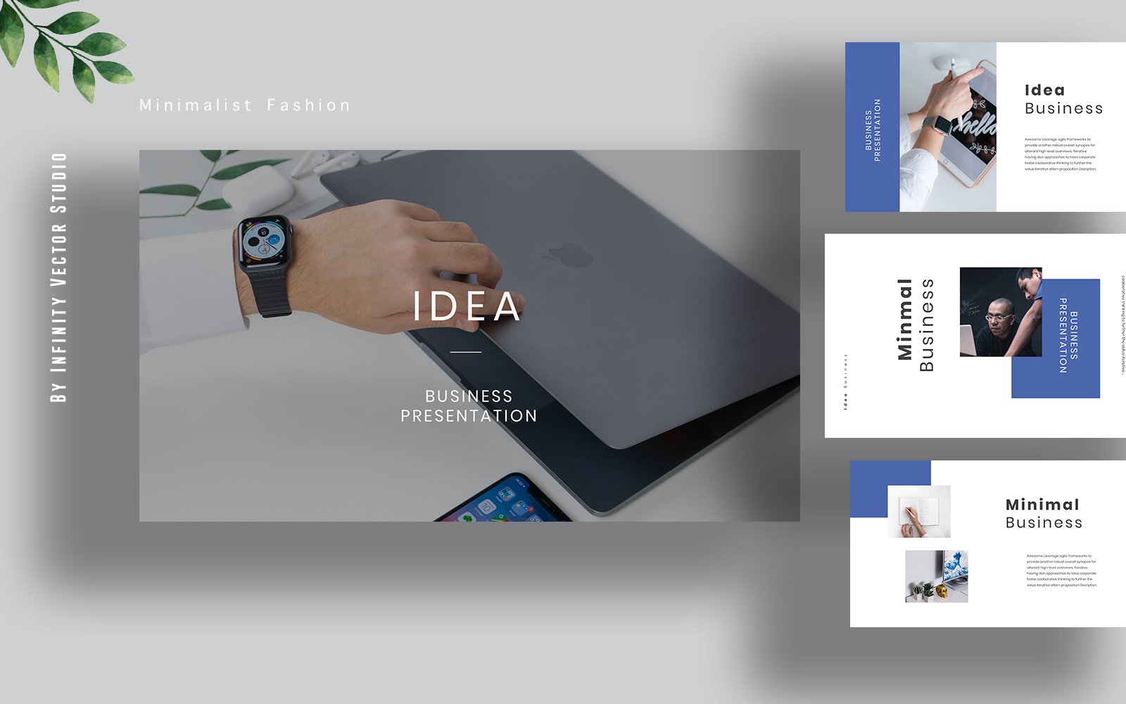 Template #194569 Startup Powerpoint Webdesign Template - Logo template Preview