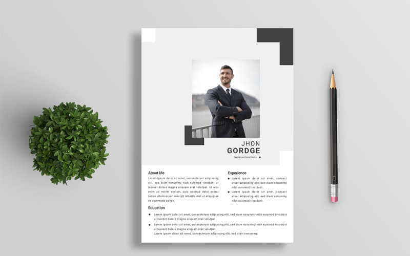 Creative Business Resume Template with Cover Letter 2021 Trends