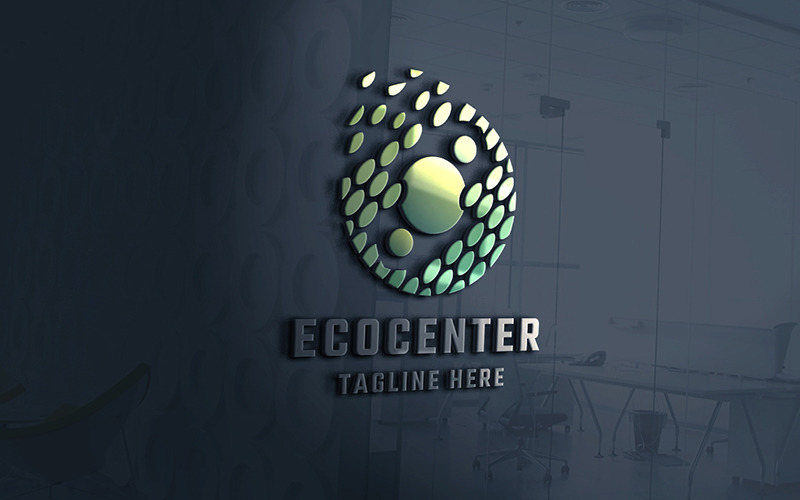 Ecological Nature Center Logo Logo Template