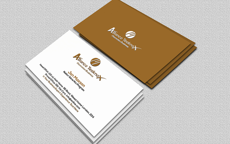 Clean Business Card so-157 Corporate Identity