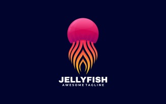 Jellyfish Gradient Colorful Logo