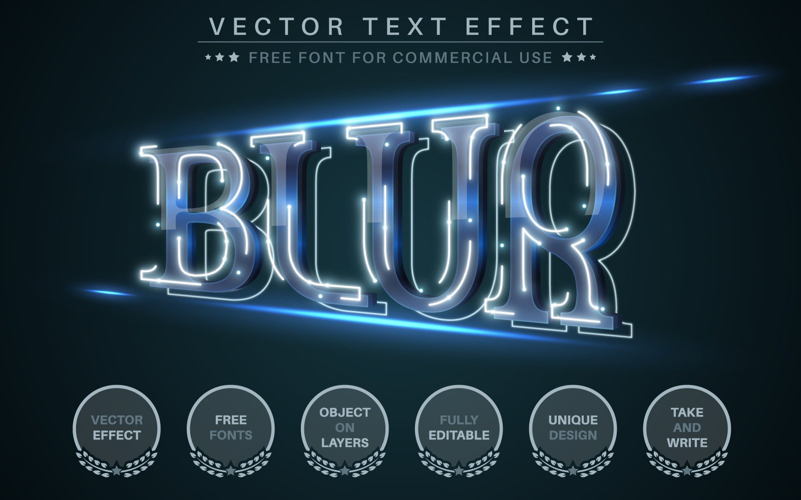 Template #194756 Effectfont Styleeditable Webdesign Template - Logo template Preview