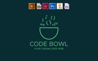 Code Bowl Minimalist Logo Template