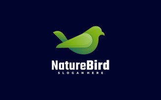 Nature Bird Gradient Logo