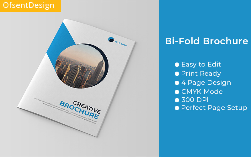 Bi-Fold Company Brochure Design Corporate Identity