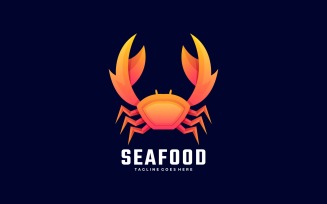 Crab Gradient Logo Template