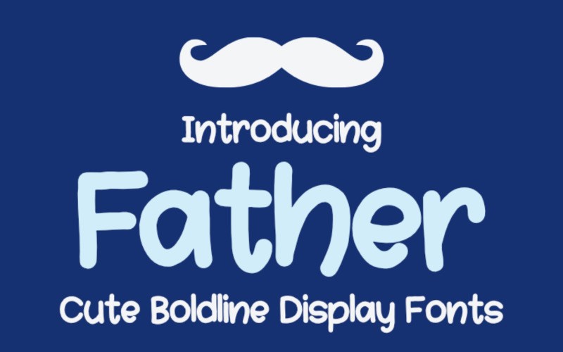 Father - A Comic Display Font