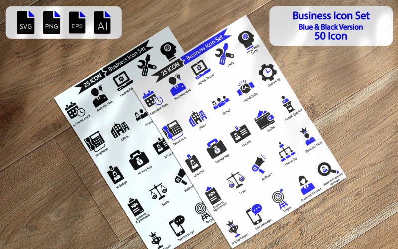 50 Premium Business Icons Pack Icon Set