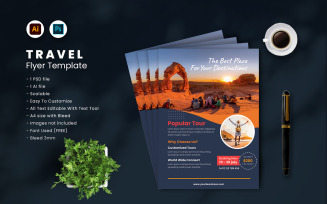 Travel flyer Template vol-16