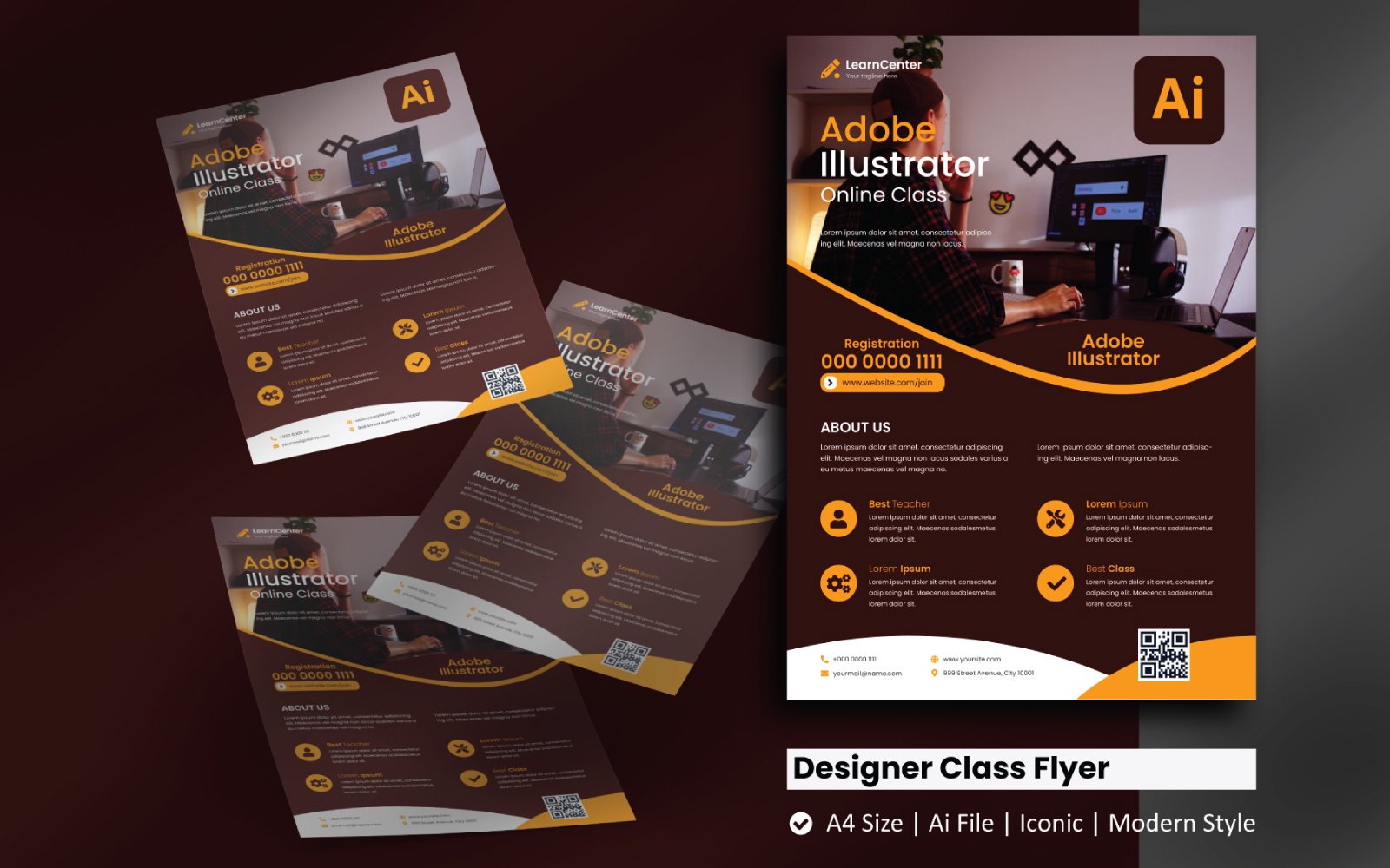 Kit Graphique #195118 Flyer Template Divers Modles Web - Logo template Preview