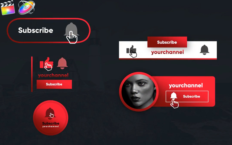 Kit Graphique #195164 Youtube Subscribe Divers Modles Web - Logo template Preview