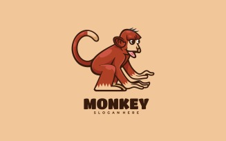 Monkey Simple Mascot Logo