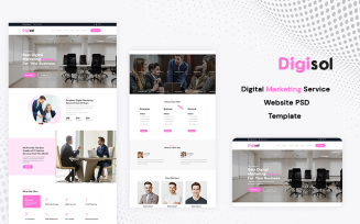Digisol - Digital Marketing PSD Template