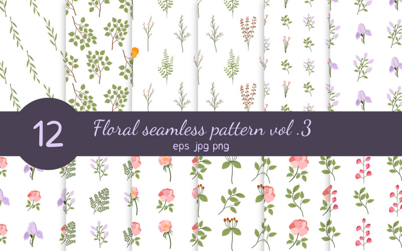 Floral Seamless Pattern Vol. 3