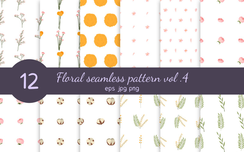 Floral Seamless Pattern Vol. 4
