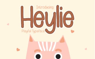 Heylie - a Cute Playful Font