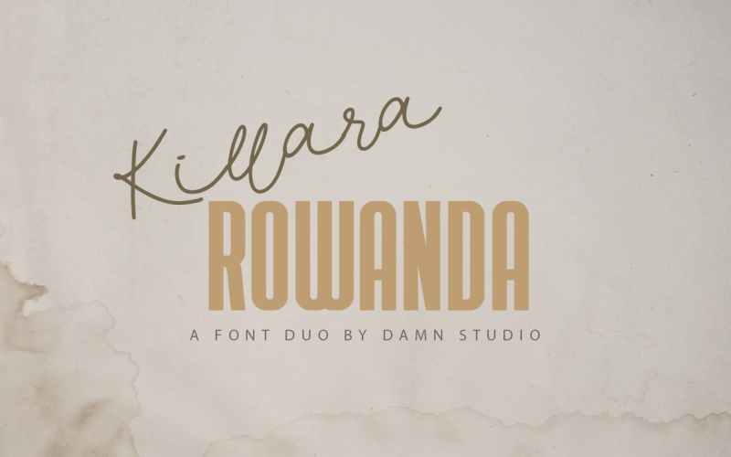Killara Rwanda - A Font Duo