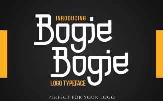 Bogie Bogie Logo Typeface Fonts