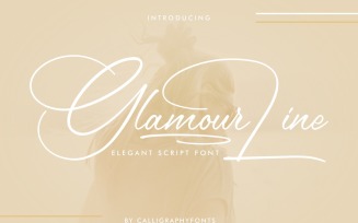 Glamour Line Handwriting Font