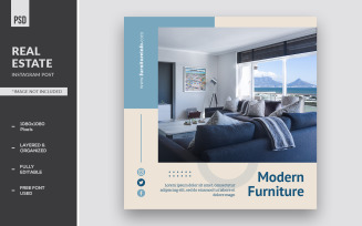 Furniture Instagram Post Banner Social Media