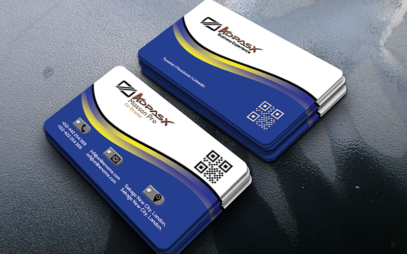 Professional Business Card so-170 Corporate Identity