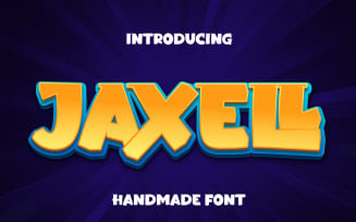 Jaxell - Playful Display Font