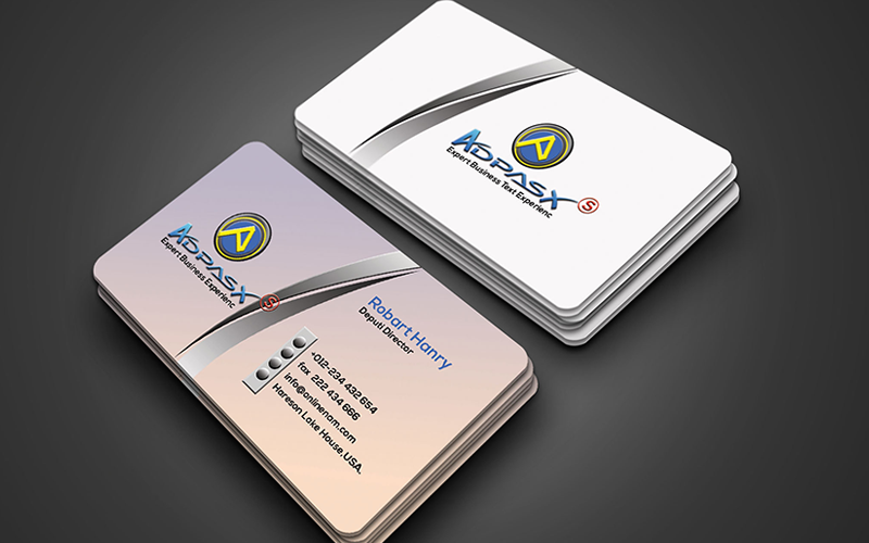 Personal Business Card so-174 Corporate Identity