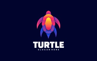 Turtle Gradient Colorful Logo Template