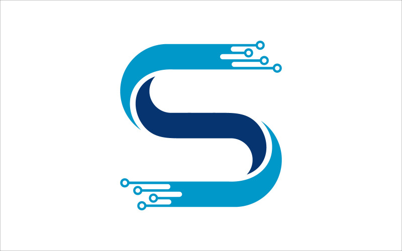 Letter S technology vector template Logo Template