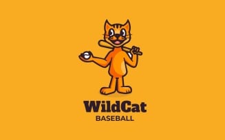 Wildcat Cartoon Logo Style