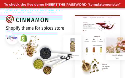 Cinnamon - Shopify Theme for Spices and Herbs