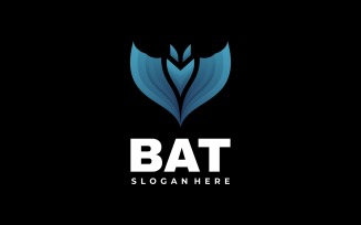 Bat Gradient Logo Template